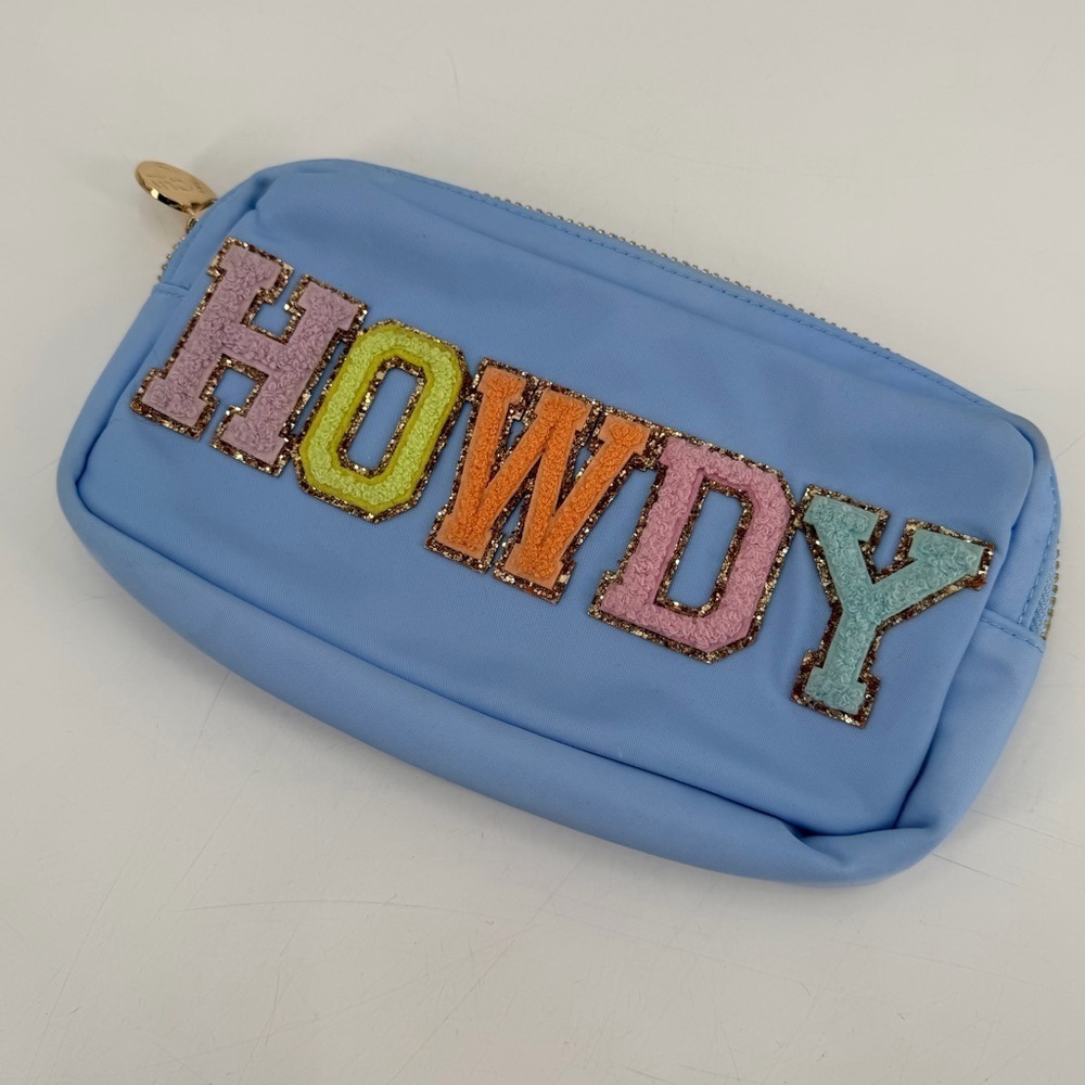 Stoney Clover HOWDY Blue Pouch